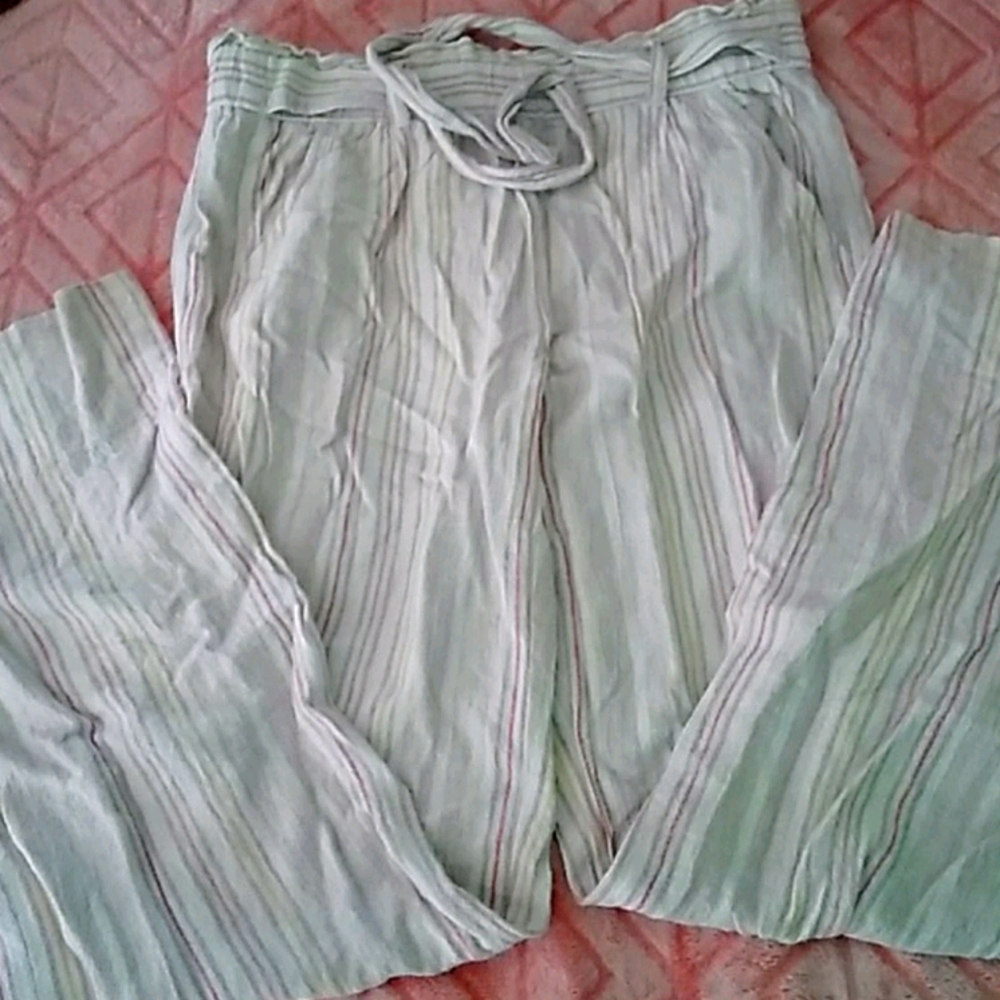 Striped bellbottoms